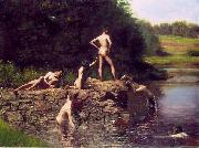Thomas Eakins The Swimming Hole oil painting